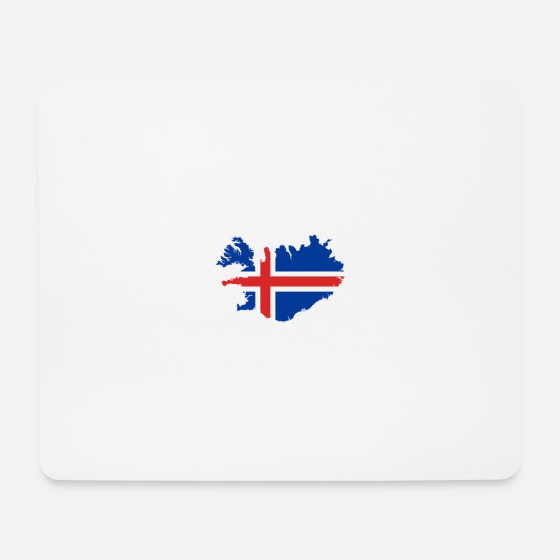 Iceland - Mouse Pad (horizontal) - white