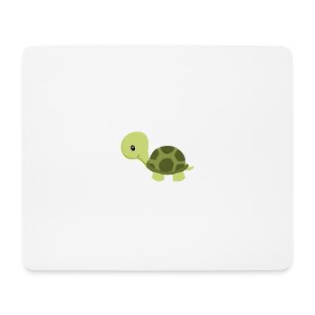 turtle - Mouse Pad (horizontal) - white - Front