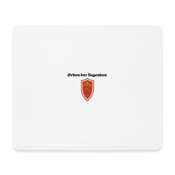Orden der Tugenden Schild - Mousepad (Querformat) - Weiß - Vorne