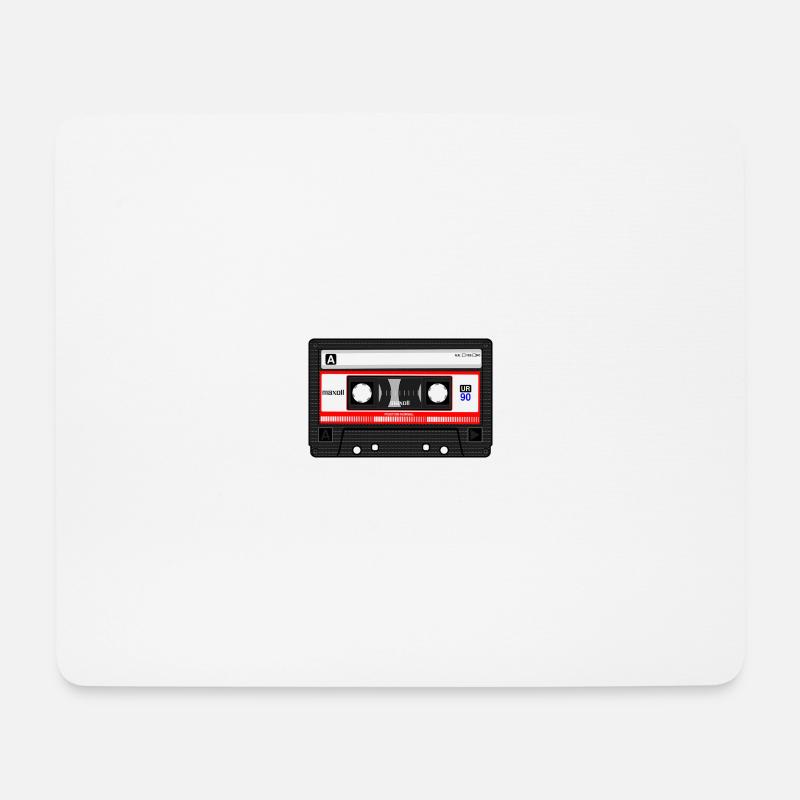 compact cassette - Mouse Pad (horizontal) - white