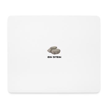 Un t-shirt en pierre - Tapis de souris (format paysage) - blanc - Devant