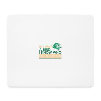 Falke Falconry - Mouse Pad (horizontal) - white - Front