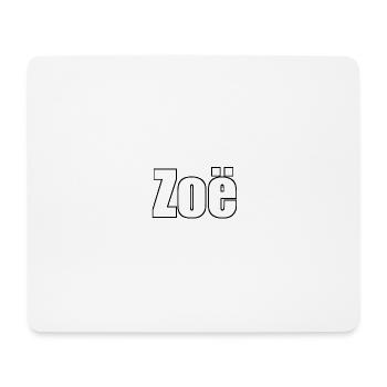 Zoe - (Menschenname) - Mousepad (Querformat) - Weiß - Vorne