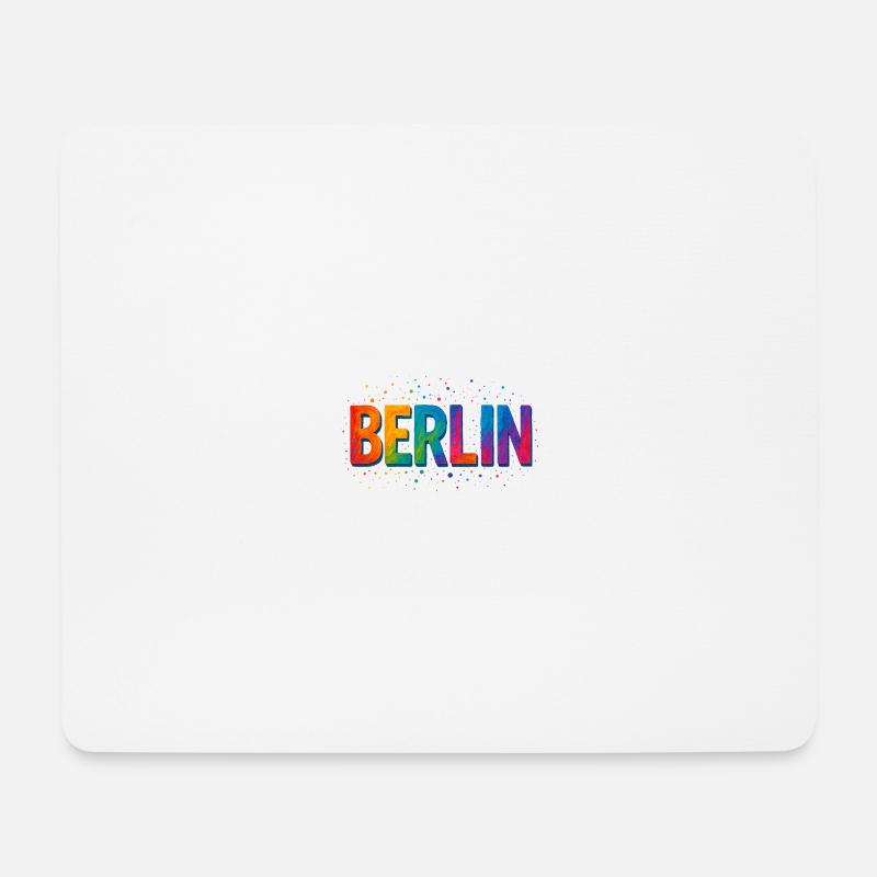 BERLIN - Mousepad (Querformat) - Weiß