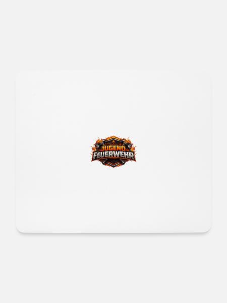 Jugendfeuerwehr Feuerlogo - Mousepad (Querformat) - Weiß
