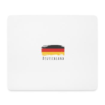 Deutschland - Mousepad (Querformat) - Weiß - Vorne
