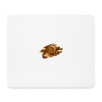 Bitcoin Schatz - Mousepad (Querformat) - Weiß - Vorne