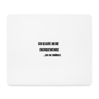Energy transition - Mouse Pad (horizontal) - white - Front