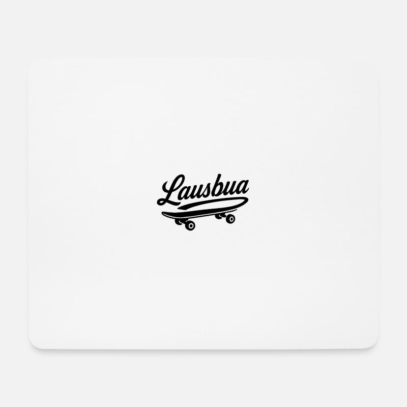 Lausbua - Mouse Pad (horizontal) - white