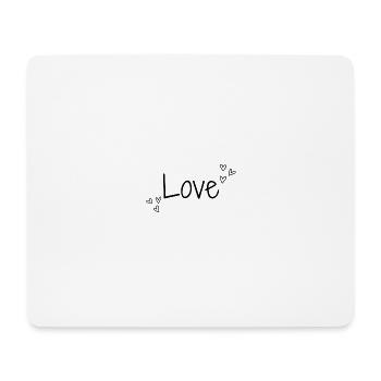 Einfach nur Liebe - Mousepad (Querformat) - Weiß - Vorne