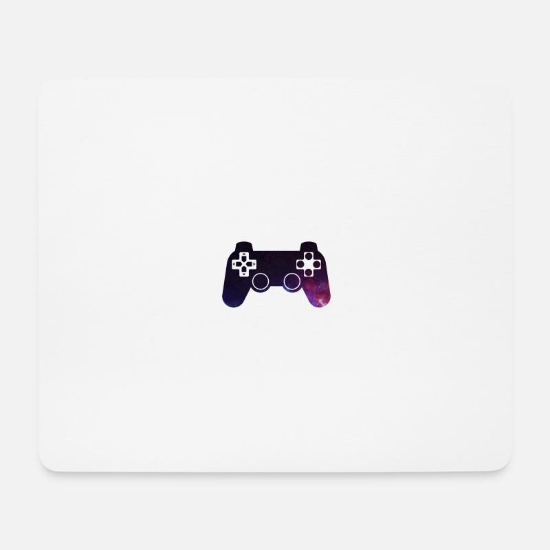 Controller Galaxy - Mousepad (Querformat) - Weiß