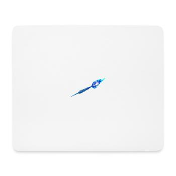 Dartpfeil hellblau - Mousepad (Querformat) - Weiß - Vorne
