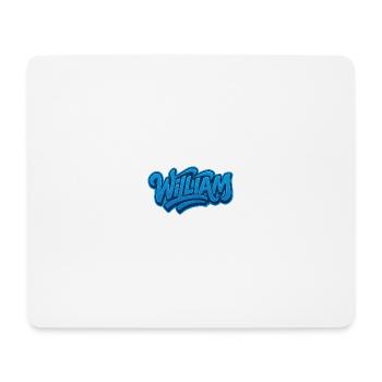 Graffiti  WILLIAM Prénom cadeau idéal imprimable s - Tapis de souris (format paysage) - blanc - Devant