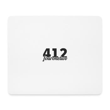Pittsburgh 412 black - Mousepad (Querformat) - Weiß - Vorne
