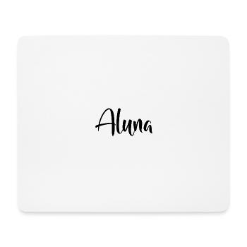 Vorname Aluna - Mousepad (Querformat) - Weiß - Vorne