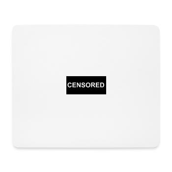 censored - Mouse Pad (horizontal) - white - Front