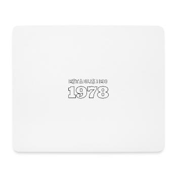 Established 1978 - Mousepad (Querformat) - Weiß - Vorne