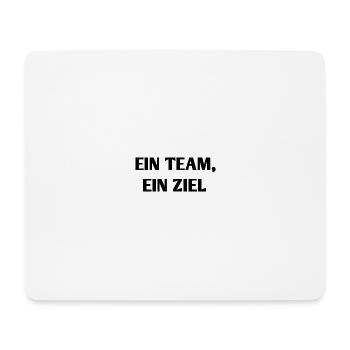 UNE ÉQUIPE, UN BUT - Tapis de souris (format paysage) - blanc - Devant