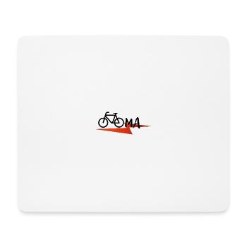 Beste Oma Fahrrad Mountainbike Blitz - Mousepad (Querformat) - Weiß - Vorne