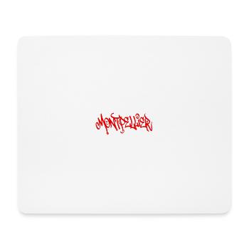 Souvenir d’art urbain de Montpellier - Tapis de souris (format paysage) - blanc - Devant