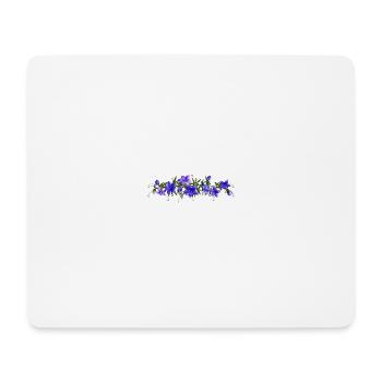 Glockenblume - Mousepad (Querformat) - Weiß - Vorne