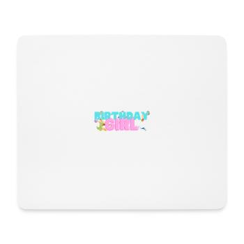 Dinosaurier Geburtstagskind - Mousepad (Querformat) - Weiß - Vorne
