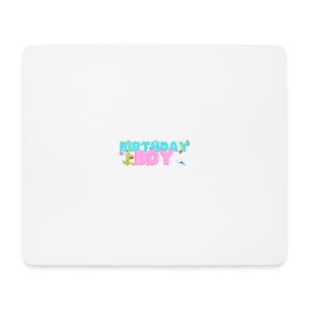 Dino Geburtstagsjunge - Mousepad (Querformat) - Weiß - Vorne