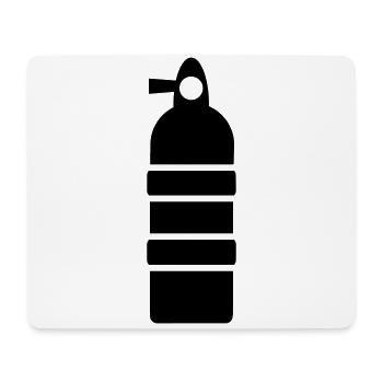 Sauerstoff Tauchen symbol - Mousepad (Querformat) - Weiß - Vorne
