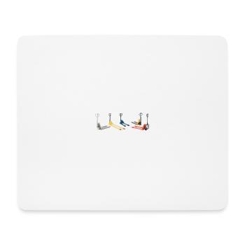 Transpalette - Mousepad (Querformat) - Weiß - Vorne