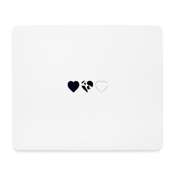 cow cow - Mouse Pad (horizontal) - white - Front