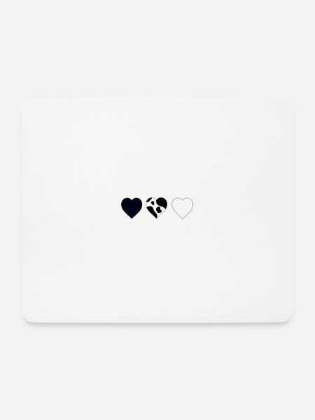 cow cow - Mouse Pad (horizontal) - white