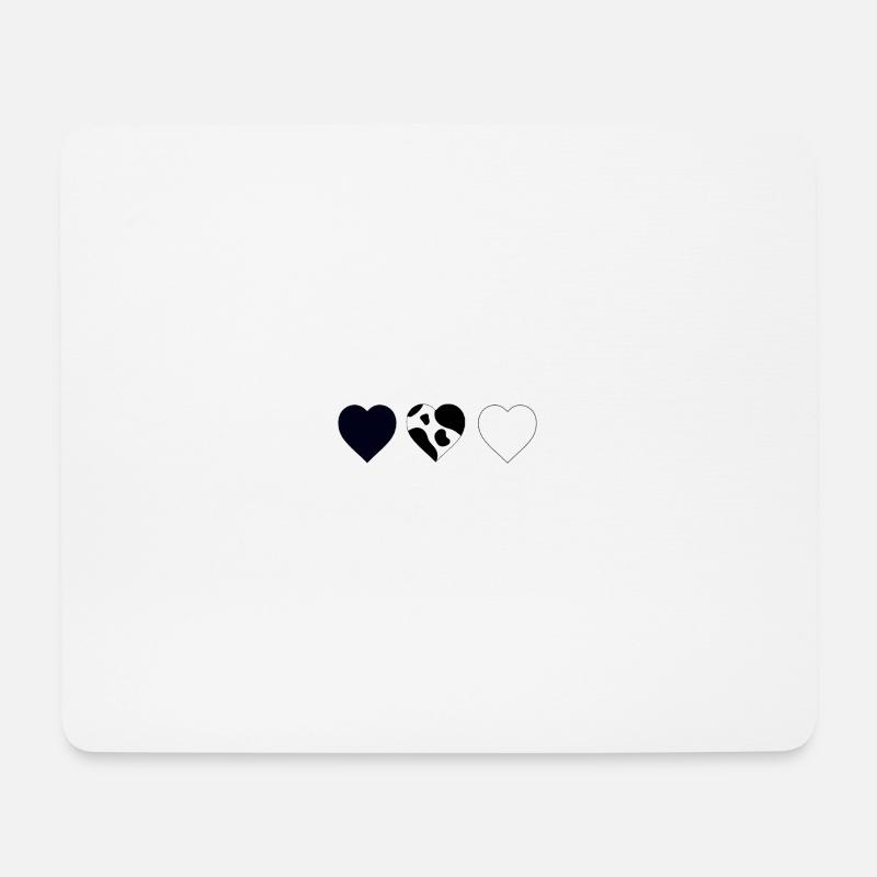 cow cow - Mouse Pad (horizontal) - white