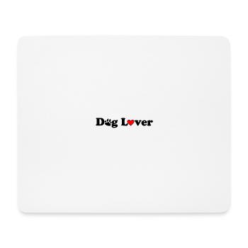 amoureux des chiens - Tapis de souris (format paysage) - blanc - Devant