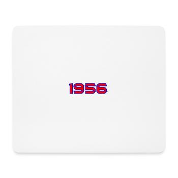 Leuchtende 1956 Neon Print - Mousepad (Querformat) - Weiß - Vorne