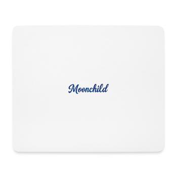 Moonchild Blue Script – Night Style - Mouse Pad (horizontal) - white - Front