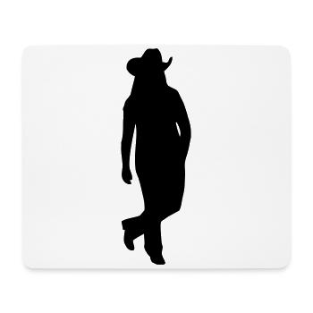 Line dance - country music - Mouse Pad (horizontal) - white - Front