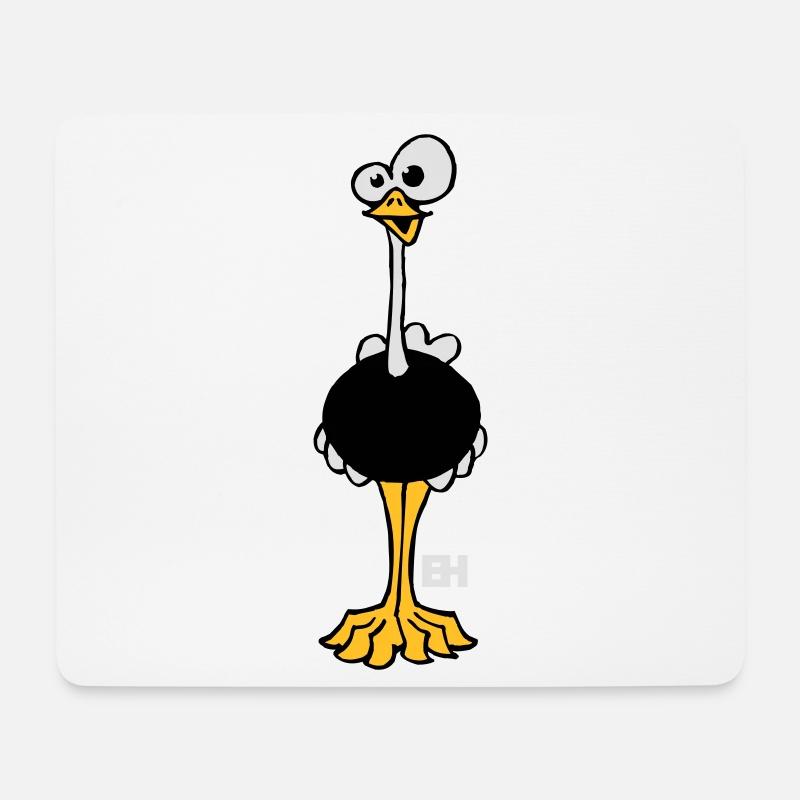 Strauß - Mousepad (Querformat) - Weiß