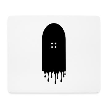 Skateboard Drip - Mousepad (Querformat) - Weiß - Vorne