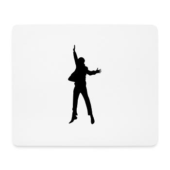 Jump High - Mousepad (Querformat) - Weiß - Vorne