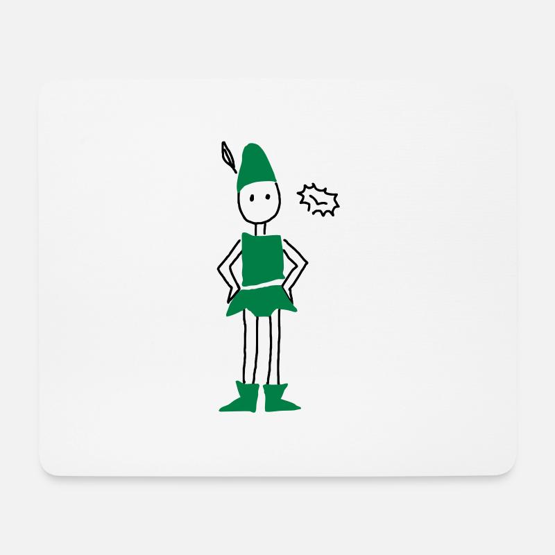peter pan - Mousepad (Querformat) - Weiß