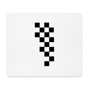 RACING FLAG - Mousepad (Querformat) - Weiß - Vorne