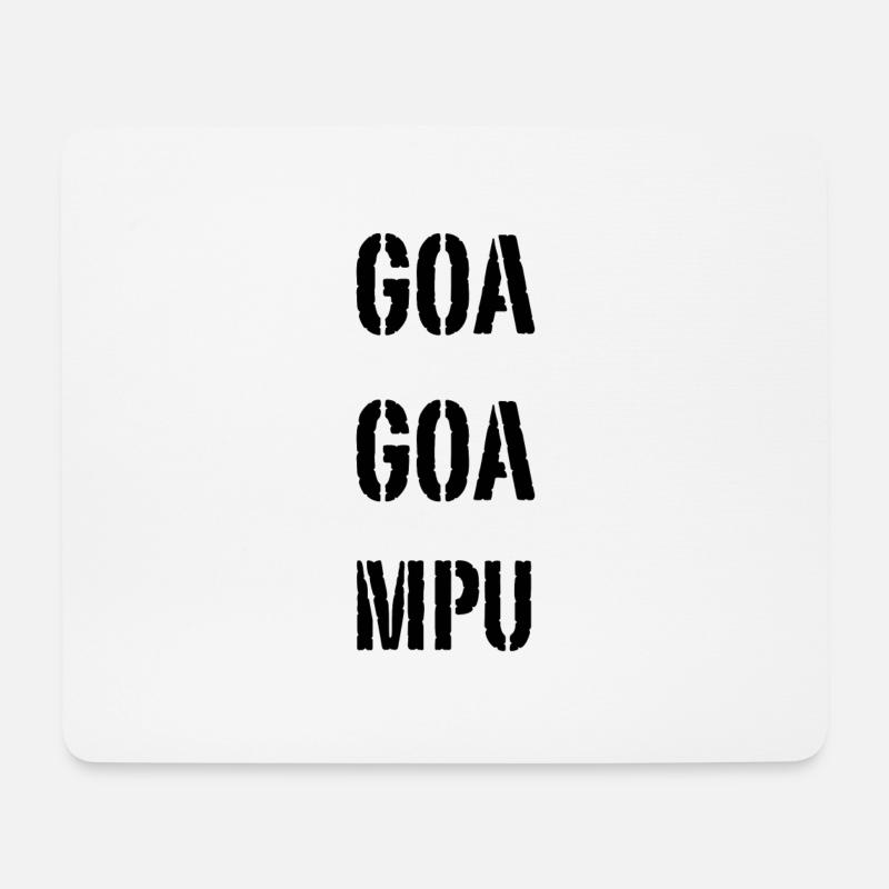 GOA GOA MPU - Mousepad (Querformat) - Weiß