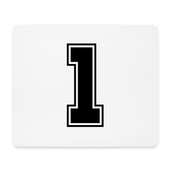1__f1 - Mousepad (Querformat) - Weiß - Vorne