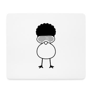 Funky Chick - Mousepad (Querformat) - Weiß - Vorne