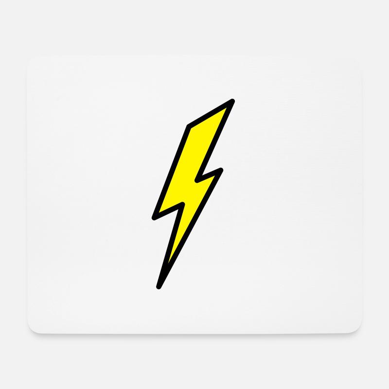 lightning - Mouse Pad (horizontal) - white