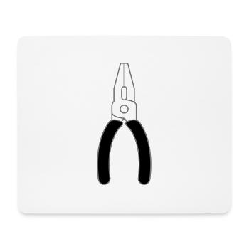 Outil de pince à logo - Tapis de souris (format paysage) - blanc - Devant