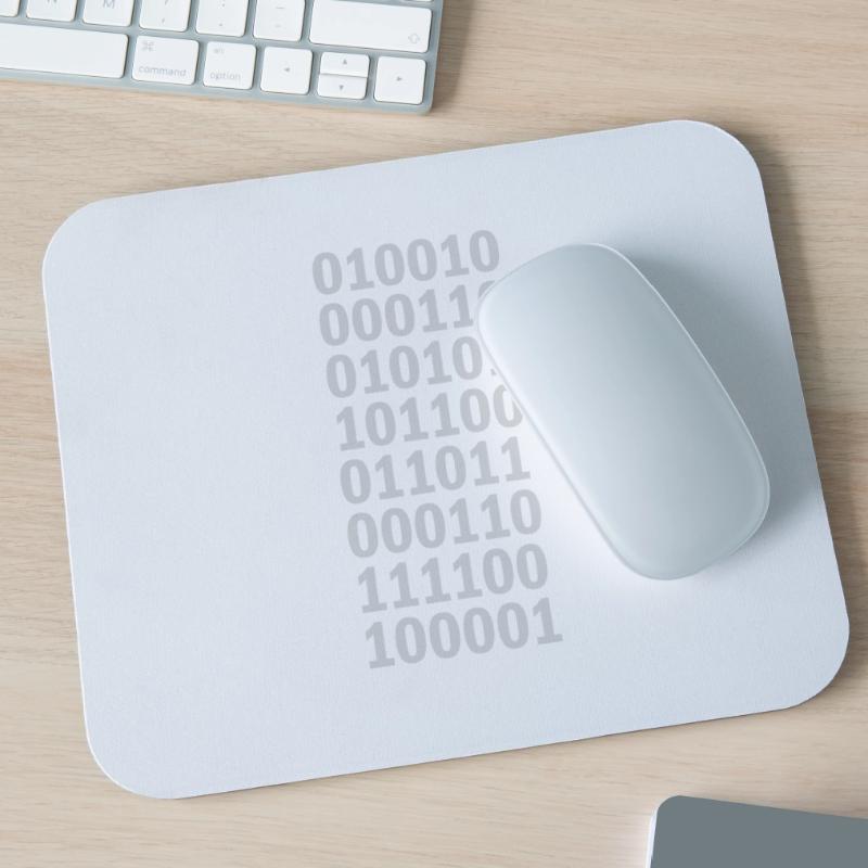 Binär Code Programm Sprache Mousepad (Querformat)