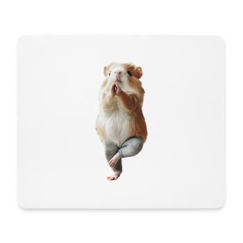 Meerschweinchen - Mousepad (Querformat) - Weiß - Vorne
