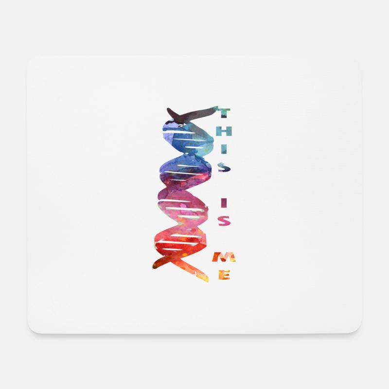 MENSCHLICHE DNA - Mousepad (Querformat) - Weiß