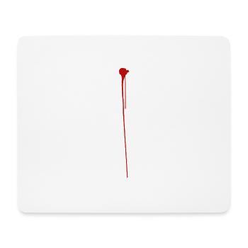 Blut - Mousepad (Querformat) - Weiß - Vorne